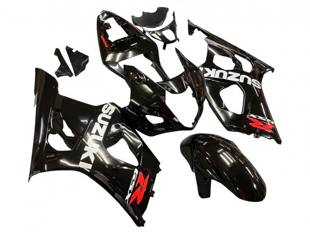 Comprar Carenados Moto Suzuki GSXR 1000 2003-2004 - Negro Brillante Blanco Rojo Calcomanías