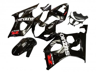 Comprar Carenados Moto Suzuki GSXR 1000 2003-2004 - Negro Brillante Blanco Rojo Calcomanías