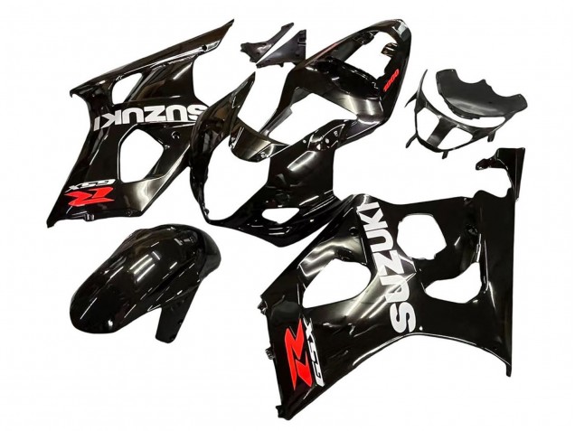 Comprar Carenados Moto Suzuki GSXR 1000 2003-2004 - Negro Brillante Blanco Rojo Calcomanías