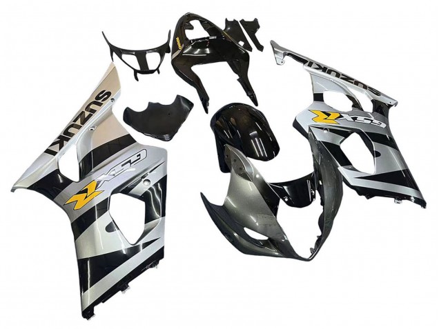 Comprar Carenados Moto Suzuki GSXR 1000 2003-2004 - Negro Brillante Plata Gris Amarillo