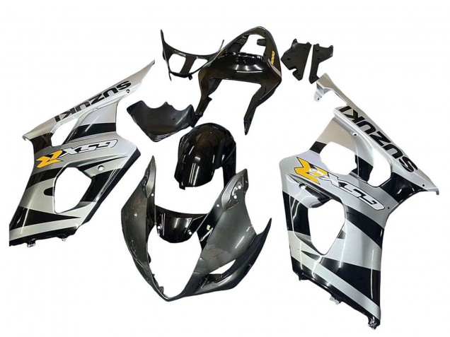 Comprar Carenados Moto Suzuki GSXR 1000 2003-2004 - Negro Brillante Plata Gris Amarillo