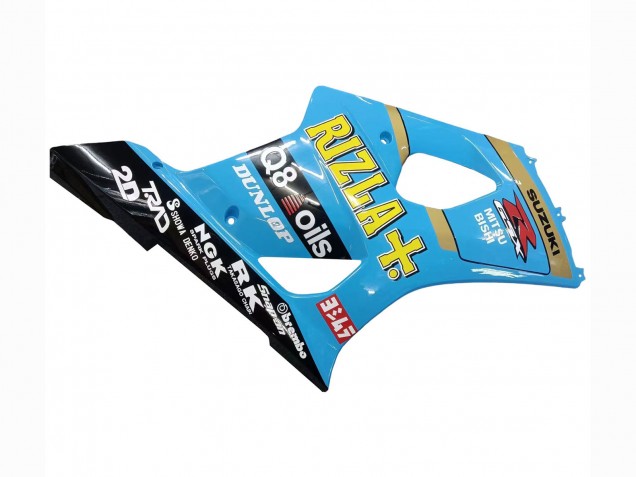 Comprar Carenados Moto Suzuki GSXR 1000 2003-2004 - Azul Claro Amarillo Negro Rizla Motul