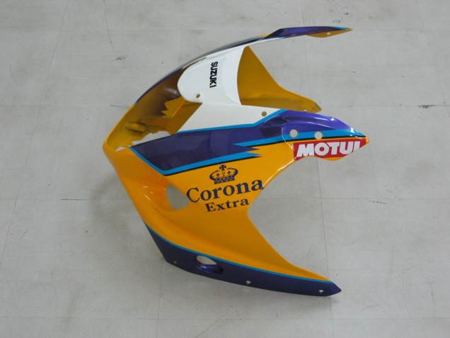 Comprar Carenados Moto Suzuki GSXR 1000 2003-2004 - Amarillo Blanco Azul Negro Corona
