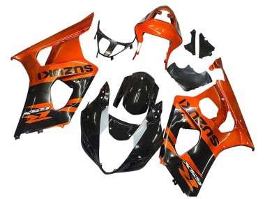 Comprar Carenado Moto Suzuki GSXR 1000 2003-2004 - Burnt Naranja Negro Brillante