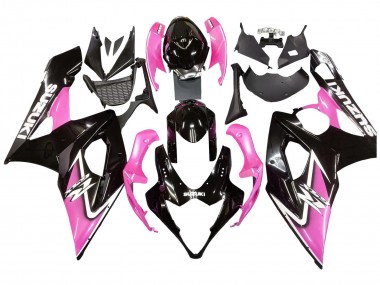 Comprar Carenados Moto Suzuki GSXR 1000 2005-2006 - Negro Brillante Rosa