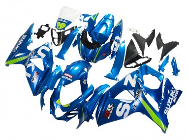 Comprar Carenados Moto Suzuki GSXR 1000 2009-2016 - Azul Claro Verde Motul 29 Ecstar