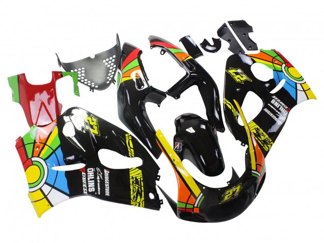 Comprar Carenados Moto Suzuki GSXR 600 / GSXR 750 1996-2000 - Negro Multicolor 27