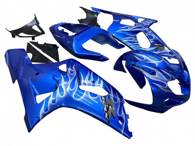 Comprar Carenados Moto Suzuki GSXR 600 / GSXR 750 2001-2003 - Azul Blanco Llama