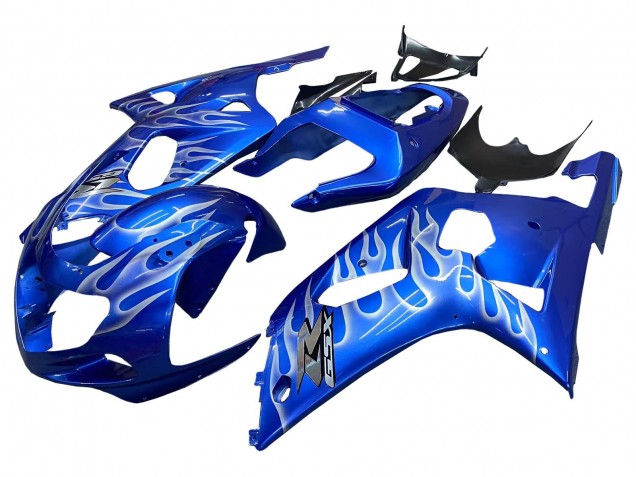 Comprar Carenados Moto Suzuki GSXR 600 / GSXR 750 2001-2003 - Azul Blanco Llama