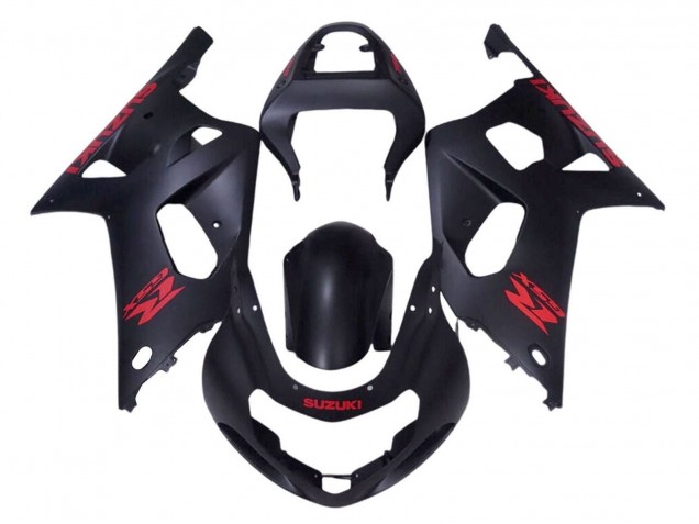 Comprar Carenados Moto Suzuki GSXR 600 / GSXR 750 2001-2003 - Negro Mate Rojo