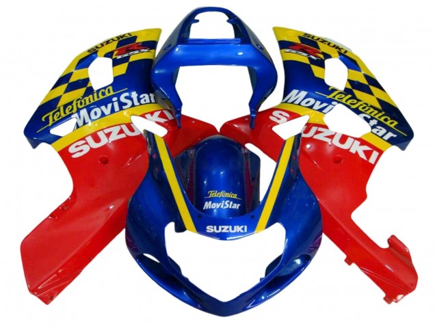 Comprar Carenados Moto Suzuki GSXR 600 / GSXR 750 2001-2003 - Azul Rojo Amarillo