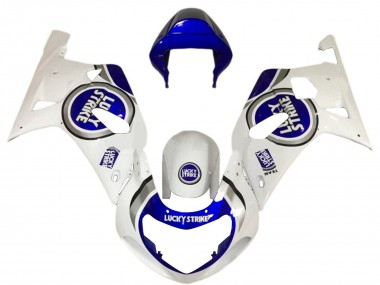 Comprar Carenados Moto Suzuki GSXR 600 / GSXR 750 2001-2003 - Blanco Azul Lucky Strike