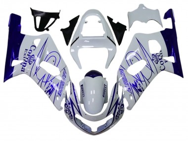 Comprar Carenados Moto Suzuki GSXR 600 / GSXR 750 2001-2003 - Blanco Azul Corona Alstare