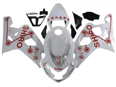 Comprar Carenados Moto Suzuki GSXR 600 / GSXR 750 2001-2003 - Blanco Rojo Shiro