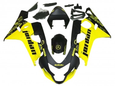 Comprar Carenados Moto Suzuki GSXR 600 / GSXR 750 2004-2005 - Negro Amarillo Jordan