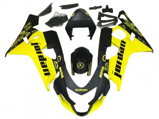 Comprar Carenados Moto Suzuki GSXR 600 / GSXR 750 2004-2005 - Negro Amarillo Jordan