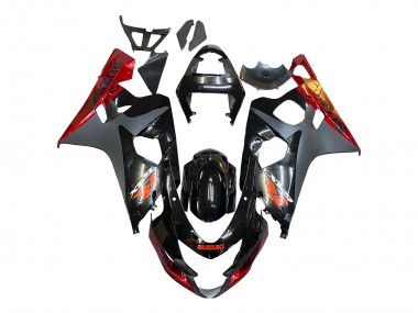 Comprar Carenados Moto Suzuki GSXR 600 / GSXR 750 2004-2005 - Negro Gris Rojo