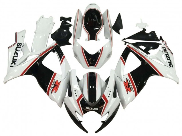Comprar Carenado Moto Suzuki GSXR 600 / GSXR 750 2006-2007 - Blanco Negro Rojo