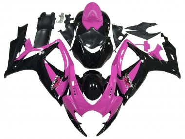 Comprar Carenado Moto Suzuki GSXR 600 / GSXR 750 2006-2007 - Rosa Negro Brillante