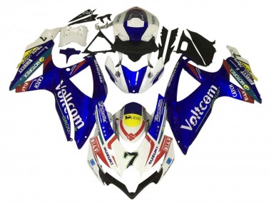 Comprar Carenados Moto Suzuki GSXR 600 / GSXR 750 2006-2007 - Blanco Azul Amarillo Rojo Voltcom