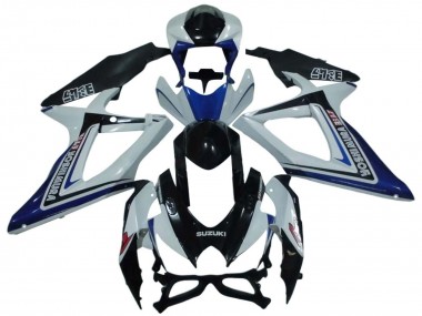 Comprar Carenados Moto Suzuki GSXR 600 / GSXR 750 2008-2010 - Blanco Azul Negro Brillante Alstare