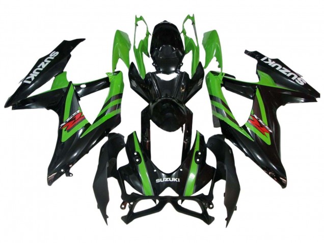 Comprar Carenados Moto Suzuki GSXR 600 / GSXR 750 2008-2010 - Verde Negro Brillante