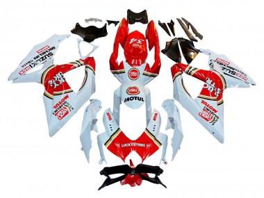 Comprar Carenados Moto Suzuki GSXR 600 / GSXR 750 2008-2010 - Blanco Rojo Motul Lucky Strike