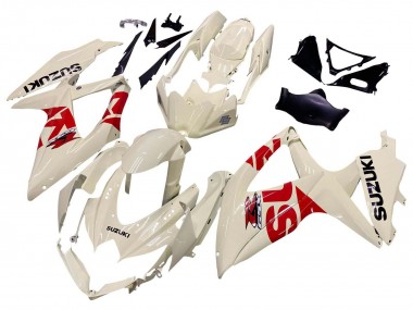 Comprar Carenados Moto Suzuki GSXR 600 / GSXR 750 2008-2010 - Crema Blanco Rojo Negro