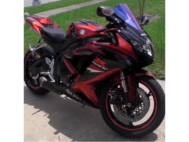 Comprar Carenados Moto Suzuki GSXR 600 / GSXR 750 2008-2010 - Rojo Negro Brillante