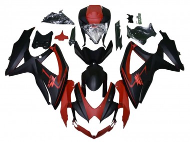 Comprar Carenados Moto Suzuki GSXR 600 / GSXR 750 2008-2010 - Rojo Granate Negro Mate