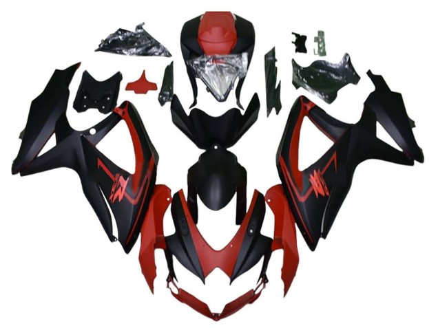 Comprar Carenados Moto Suzuki GSXR 600 / GSXR 750 2008-2010 - Rojo Granate Negro Mate