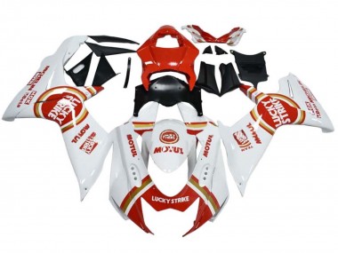 Comprar Carenados Moto Suzuki GSXR 600 / GSXR 750 2008-2010 - Blanco Rojo Lucky Strike
