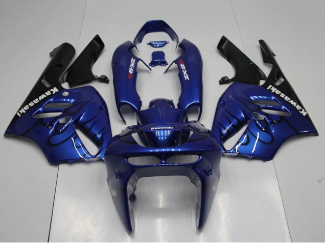Comprar Carenados Moto Kawasaki ZX9R 1994-1997 - Azul Negro Llama