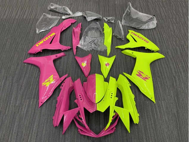 Comprar Carenados Moto Suzuki GSXR 600 / GSXR 750 2011-2024 - Rosa Amarillo Dividir