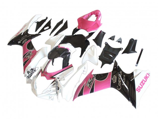 Comprar Carenados Moto Suzuki GSXR 600 / GSXR 750 2011-2024 - Blanco Rosa Negro Corona