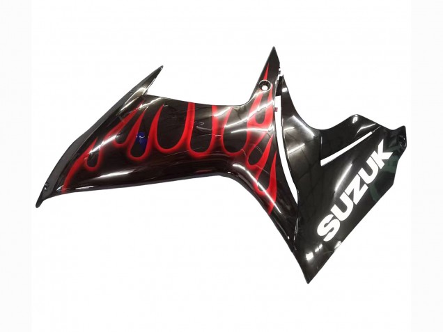 Comprar Carenados Moto Suzuki GSXR 600 / GSXR 750 2011-2024 - Negro Brillante Rojo Llama