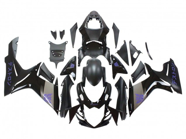 Comprar Carenados Moto Suzuki GSXR 600 / GSXR 750 2011-2024 - Negro Mate Gris Púrpura