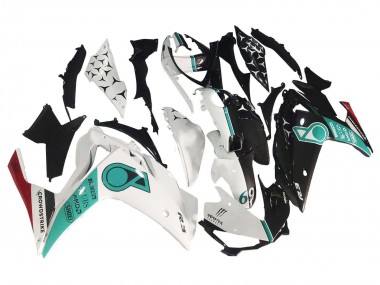 Comprar Carenados Moto Yamaha YZF R3/R25 2015-2018 - Blanco Verde Negro Brillante