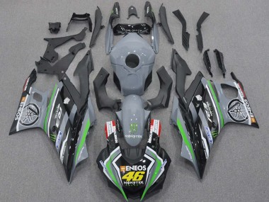 Comprar Carenados Moto Yamaha YZF R3/R25 2015-2018 - Nardo Gris Verde Negro ENEOS Monstruo 46