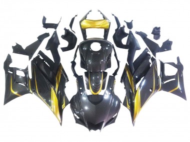 Comprar Carenados Moto Yamaha YZF R3/R25 2019-2021 - Oro Negro FibraCarbono