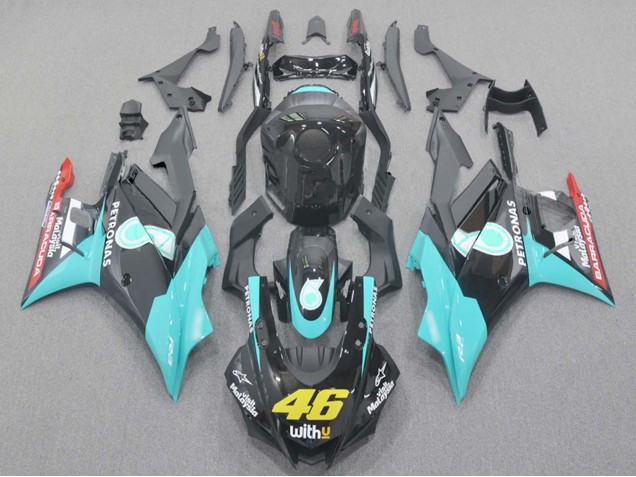 Comprar Carenados Moto Yamaha YZF R3/R25 2019-2021 - Azul Claro Rojo Negro Petronas 46