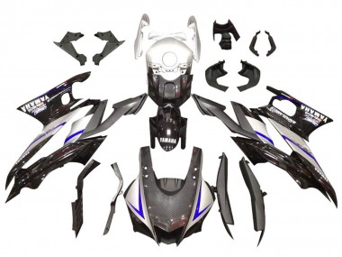 Comprar Carenados Moto Yamaha YZF R3/R25 2019-2021 - Plata Negro Brillante FibraCarbono Estilo