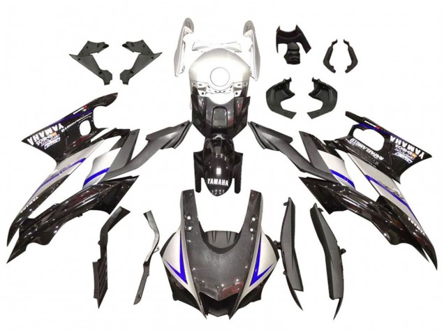 Comprar Carenados Moto Yamaha YZF R3/R25 2019-2021 - Plata Negro Brillante FibraCarbono Estilo