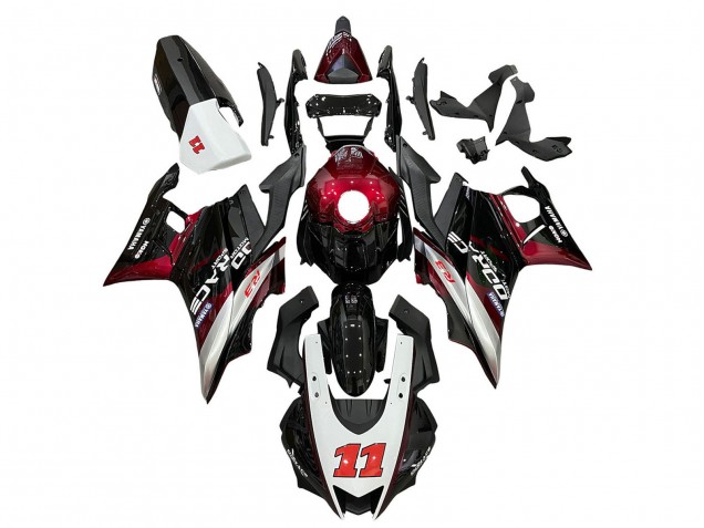Comprar Carenados Moto Yamaha YZF R3/R25 2019-2021 - Blanco Rojo Negro 11