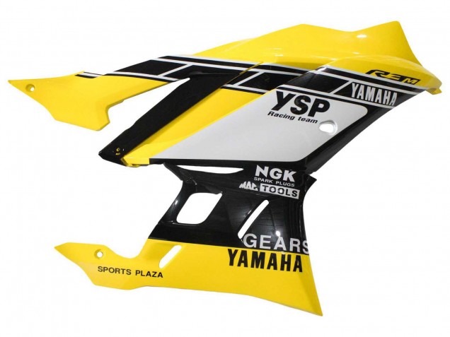 Comprar Carenados Moto Yamaha YZF R3/R25 2019-2021 - Amarillo Blanco Negro Raya