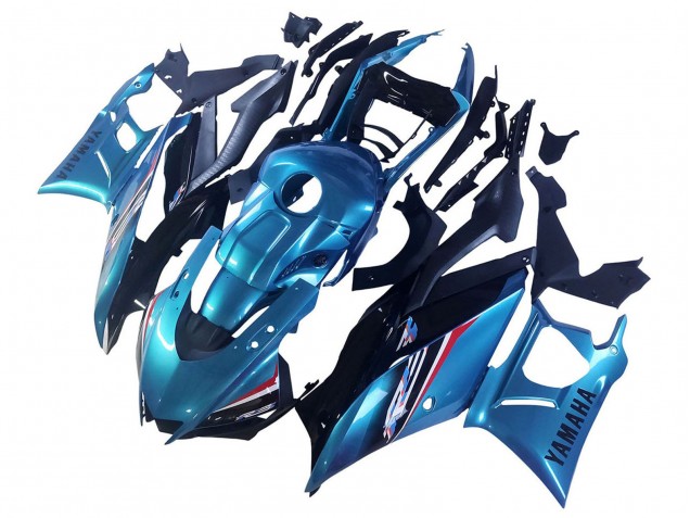 Comprar Carenado Moto Yamaha YZF R3/R25 2022-2024 - Azul Blanco Rojo Negro