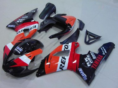 Comprar Carenado Moto Yamaha YZF R1 2000-2001 - Naranja Blanco Rojo Negro Repsol