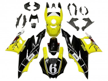 Comprar Carenados Moto Yamaha YZF R3/R25 2022-2024 - Amarillo Blanco Negro Lenovo 6