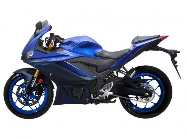 Comprar Carenado Moto Yamaha YZF R3/R25 2022-2024 - Azul Negro Mate
