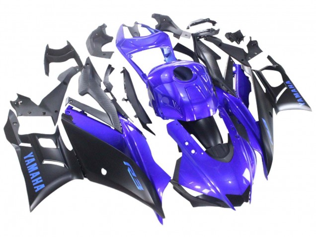 Comprar Carenado Moto Yamaha YZF R3/R25 2022-2024 - Azul Negro Mate